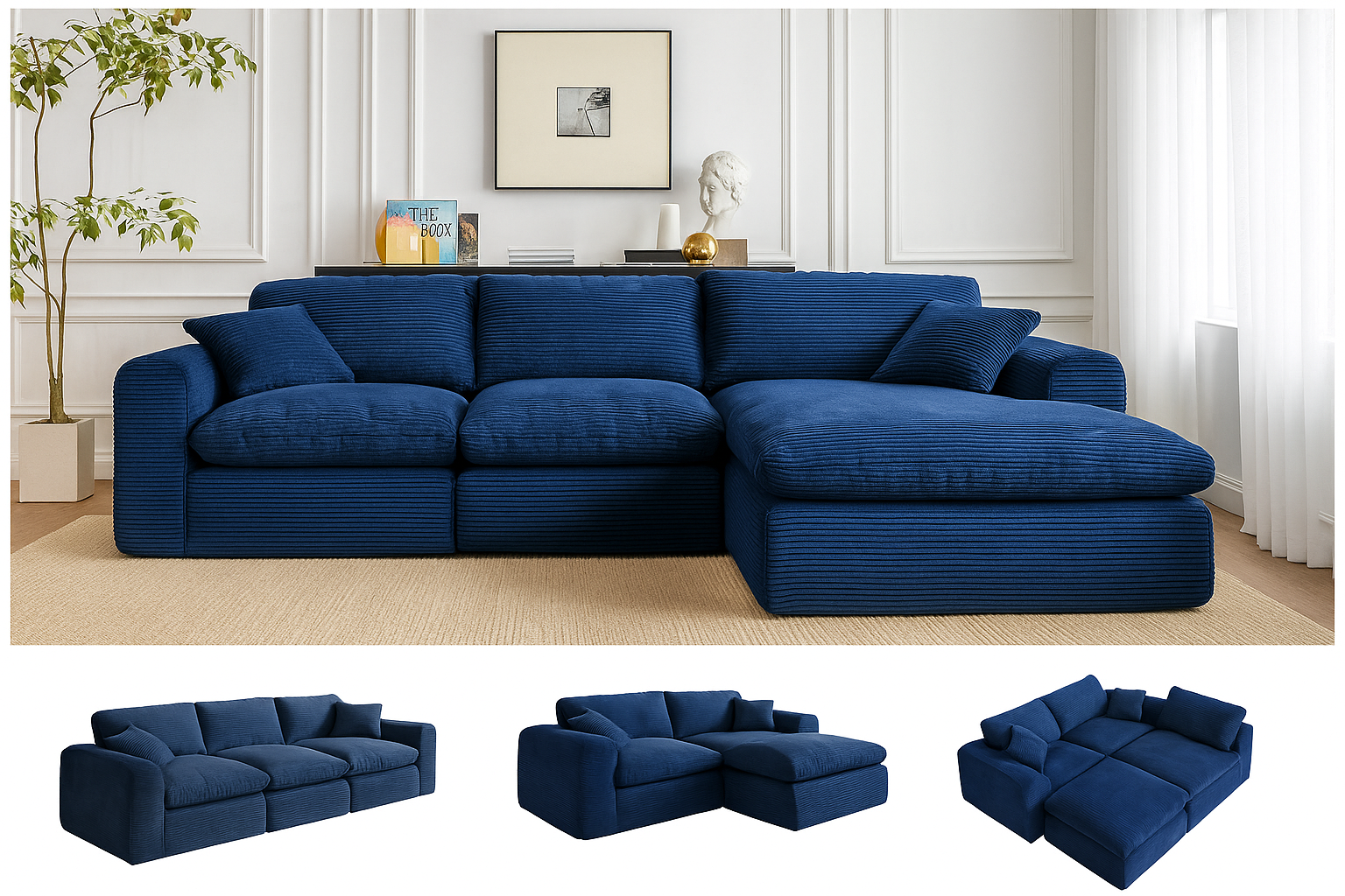 Sillon Estilo Nube Modular
