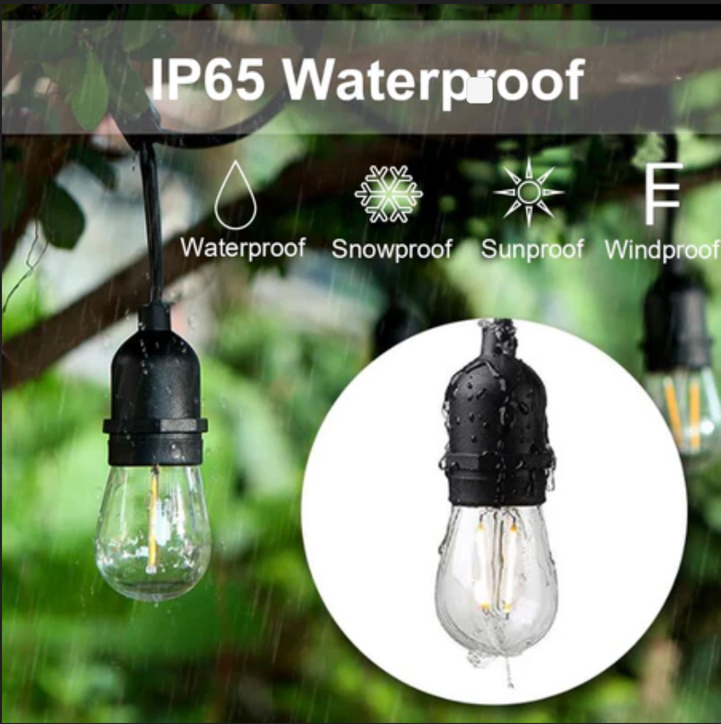 Luces led para exteriores Contra Agua